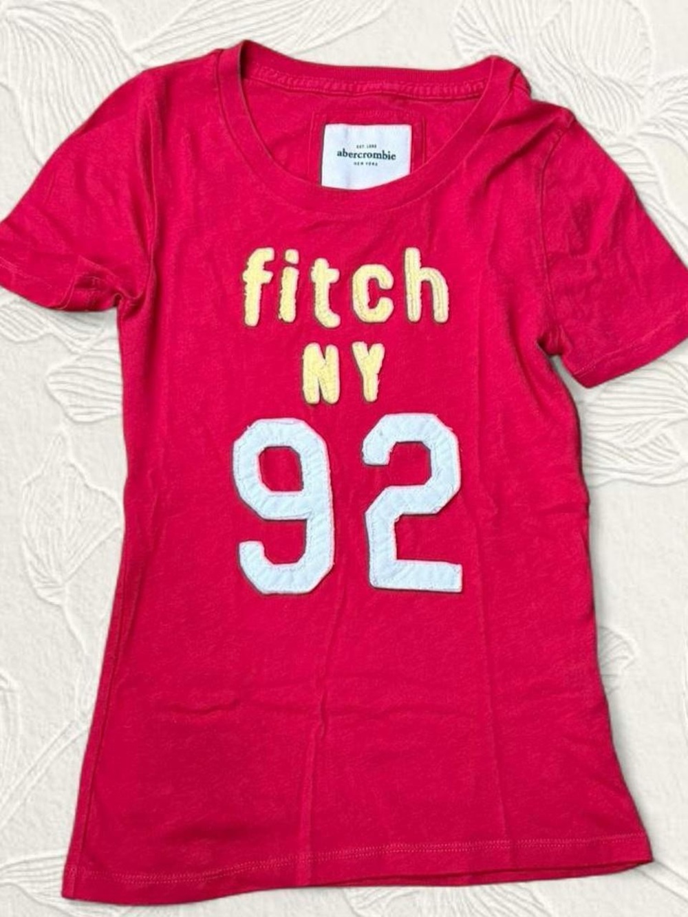 Abercrombie Fitch Women’s Hot Pink Short Sleeve Tshirt  Size S